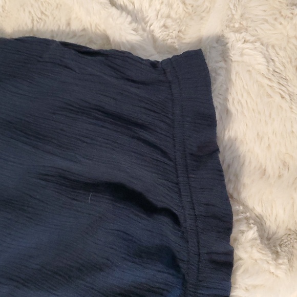 Hollister Navy Boho Top With Embroidery M - Picture 6 of 10